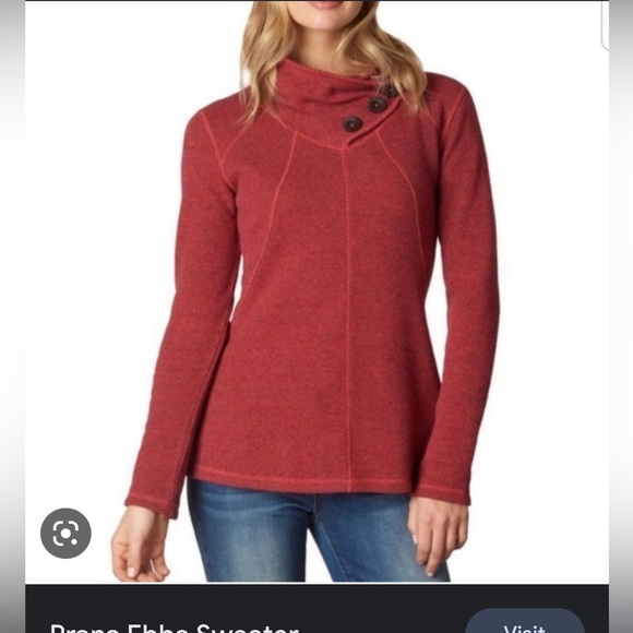 Prana Ebba Sweater XL Wool Blend - Picture 1 of 10